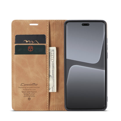 For Xiaomi 13 Lite CaseMe 013 Multifunctional Horizontal Flip Leather Phone Case(Brown) - Xiaomi Cases by CaseMe | Online Shopping UK | buy2fix