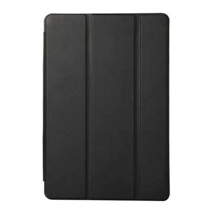 For Samsung Galaxy Tab S6 Lite/Tab S6 Lite 2022 Solid Color 3-folding Leather Tablet Case(Black) - Tab S6 Lite P610 / P615 by buy2fix | Online Shopping UK | buy2fix