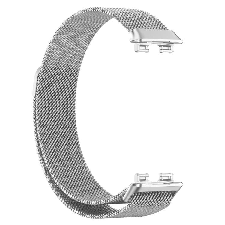 For Huawei Band 8 Milanese Metal Watch Band(Silver) - Watch Bands by buy2fix | Online Shopping UK | buy2fix