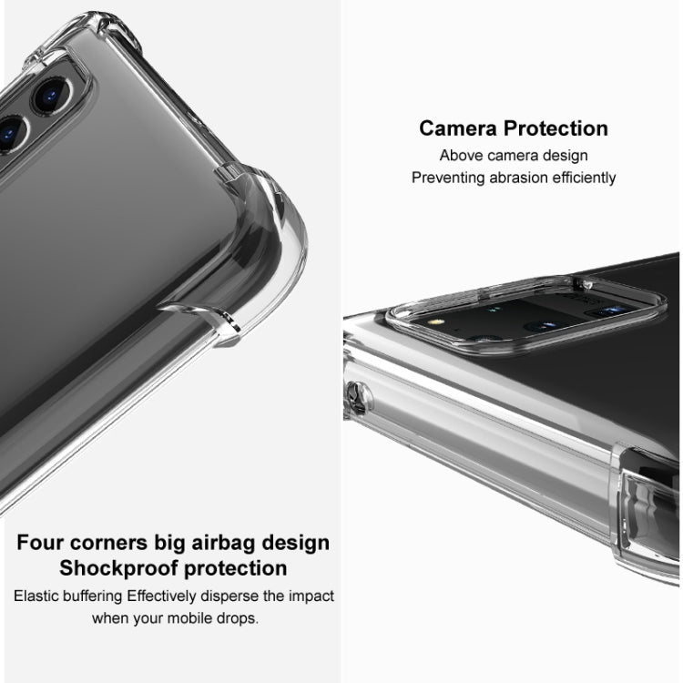 For OnePlus Ace 2V 5G imak Shockproof Airbag TPU Phone Case(Transparent) - OnePlus Cases by imak | Online Shopping UK | buy2fix