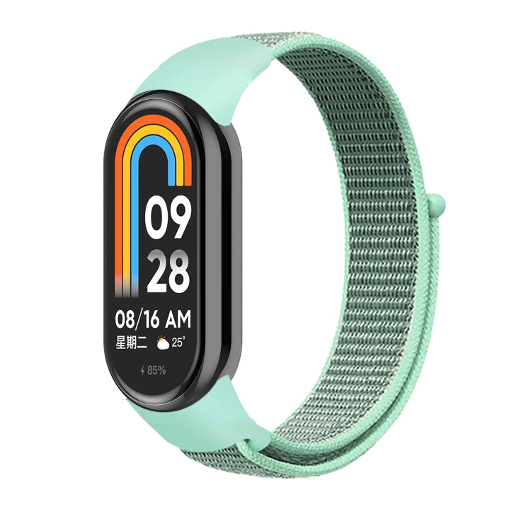 For Xiaomi Mi Band 8 Loop Nylon Watch Band(Blue Sea Color) - Watch Bands by buy2fix | Online Shopping UK | buy2fix