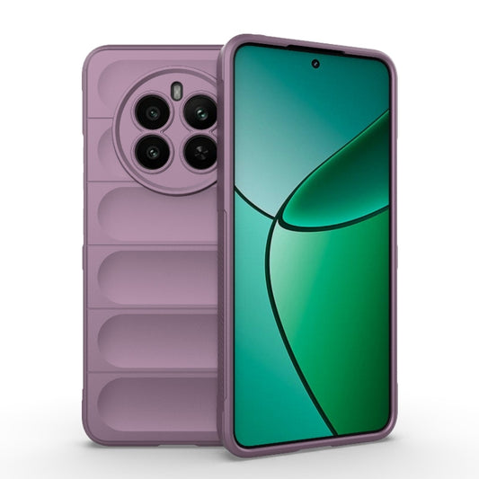 For Realme 12+ 5G Global Magic Shield TPU + Flannel Phone Case(Purple) - Realme Cases by buy2fix | Online Shopping UK | buy2fix