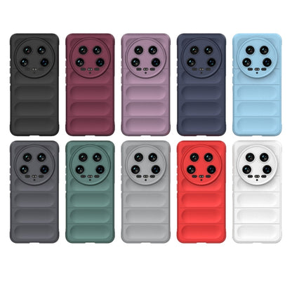 For Xiaomi 14 Ultra Magic Shield TPU + Flannel Phone Case(Light Blue) - 14 Ultra Cases by buy2fix | Online Shopping UK | buy2fix