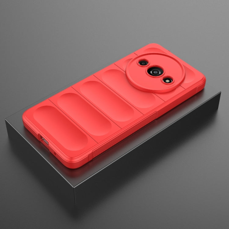 For Xiaomi Redmi A3 4G Global Magic Shield TPU + Flannel Phone Case(Red) - Xiaomi Cases by buy2fix | Online Shopping UK | buy2fix