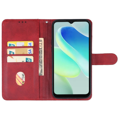 For Blackview Oscal Flat 1C Leather Phone Case(Red) - More Brand by buy2fix | Online Shopping UK | buy2fix