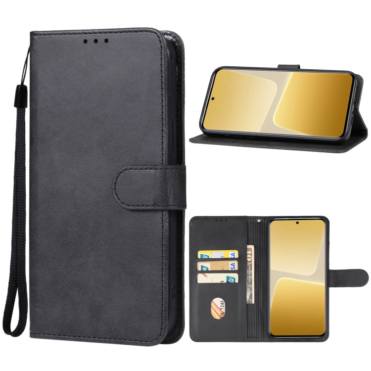 For Xiaomi 13T Leather Phone Case(Black) - Xiaomi Cases by buy2fix | Online Shopping UK | buy2fix