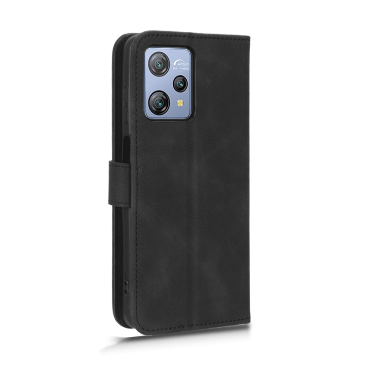 For Blackview A53 Pro Skin Feel Magnetic Flip Leather Phone Case(Black) - More Brand by buy2fix | Online Shopping UK | buy2fix