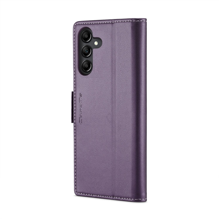 For Samsung Galaxy A14 4G/5G CaseMe 023 Butterfly Buckle Litchi Texture RFID Anti-theft Leather Phone Case(Pearly Purple) - Galaxy Phone Cases by CaseMe | Online Shopping UK | buy2fix