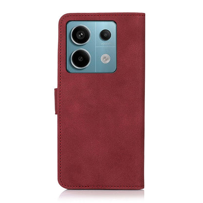 For Xiaomi Redmi Note 13 KHAZNEH Matte Texture Leather Phone Case(Red) - Note 13 Cases by buy2fix | Online Shopping UK | buy2fix