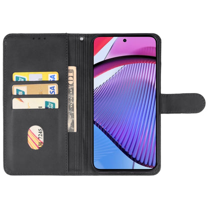 For Motorola Moto G Power 5G 2024 Leather Phone Case(Black) - Motorola Cases by buy2fix | Online Shopping UK | buy2fix