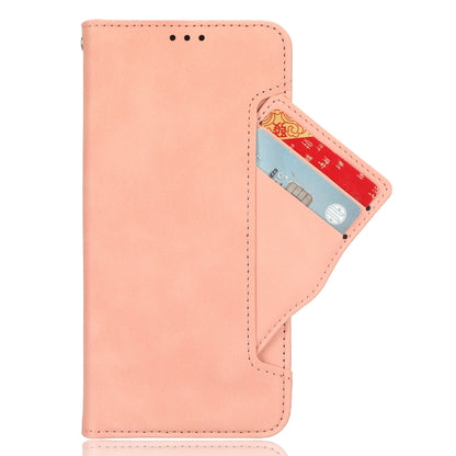 For Motorola Moto G Stylus 4G 2023 Skin Feel Calf Texture Card Slots Leather Phone Case(Pink) - Motorola Cases by buy2fix | Online Shopping UK | buy2fix