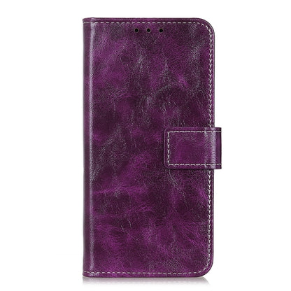 For Xiaomi Redmi Note 13 Pro 4G/Poco M6 Pro 4G Retro Crazy Horse Texture Leather Phone Case(Purple) - Note 13 Pro Cases by buy2fix | Online Shopping UK | buy2fix