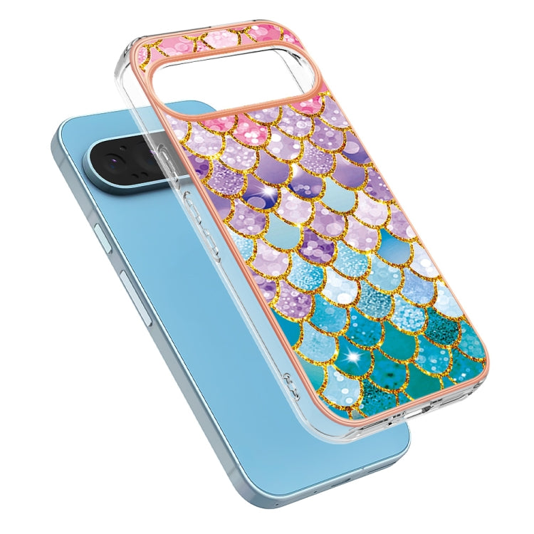 For Google Pixel 9 Pro XL Electroplating IMD TPU Phone Case(Colorful Scales) - Google Cases by buy2fix | Online Shopping UK | buy2fix