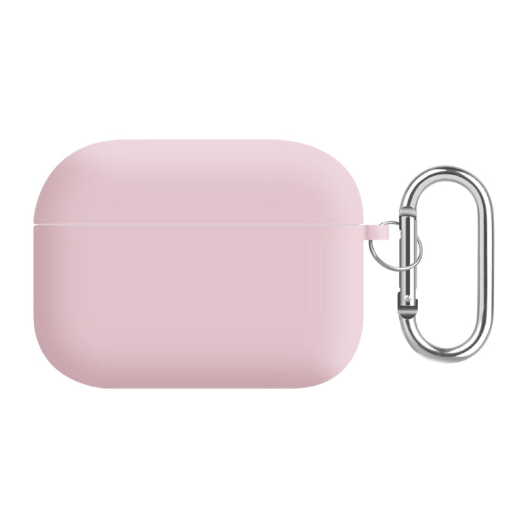 For AirPods Pro 2 PC Lining Silicone Bluetooth Earphone Protective Case(Sandy Pink) - For AirPods Pro 2 by buy2fix | Online Shopping UK | buy2fix