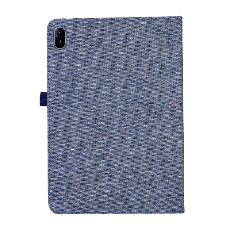 For Huawei MatePad SE 11 2024 Fabric Leather Tablet Case(Blue) - Huawei by buy2fix | Online Shopping UK | buy2fix