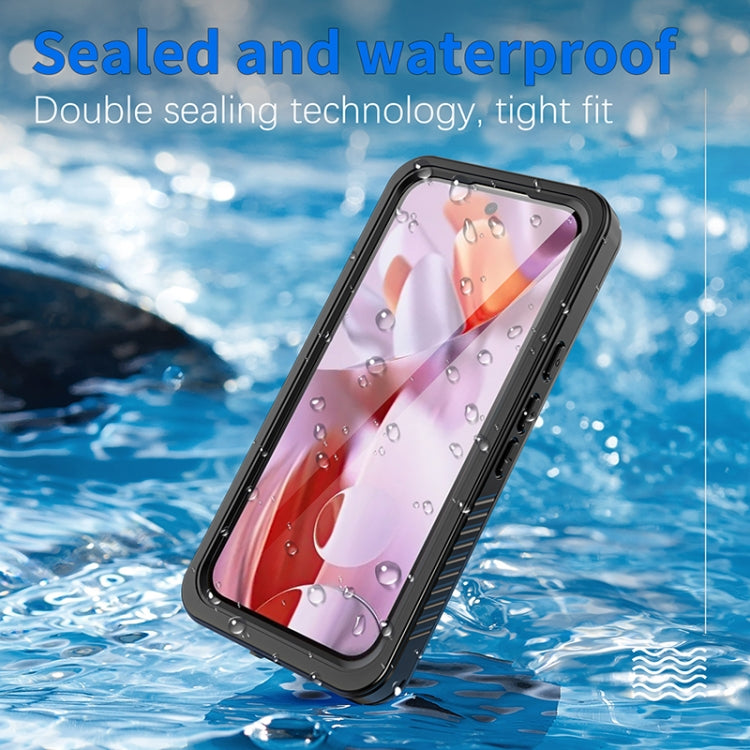 For Google Pixel 9 Pro RedPepper Shockproof IP68 Waterproof PC + TPU Protective Case(Black) - Google Cases by RedPepper | Online Shopping UK | buy2fix