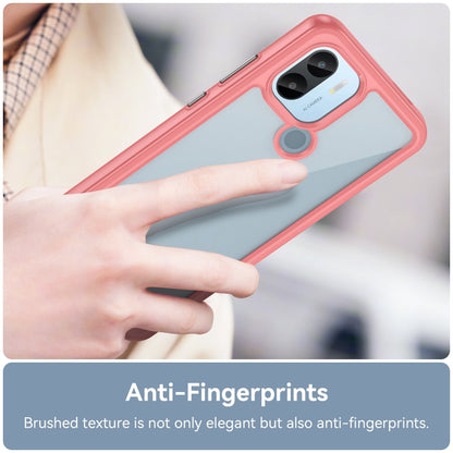 For Xiaomi Poco C50 Colorful Series Acrylic Hybrid TPU Phone Case(Red) - Xiaomi Cases by buy2fix | Online Shopping UK | buy2fix