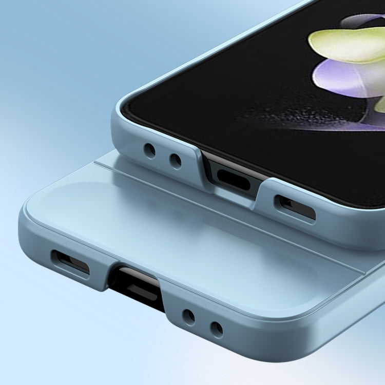 For Samsung Galaxy Z Flip5 Skin Feel Magic Shield Shockproof Phone Case(Yellow) - Galaxy Z Flip5 Cases by buy2fix | Online Shopping UK | buy2fix