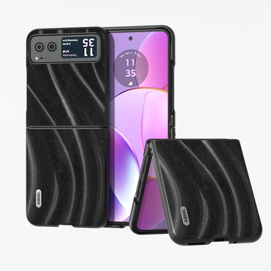 For Motorola Razr 40 ABEEL Galactic Pattern Protective Phone Case(Black) - Motorola Cases by buy2fix | Online Shopping UK | buy2fix