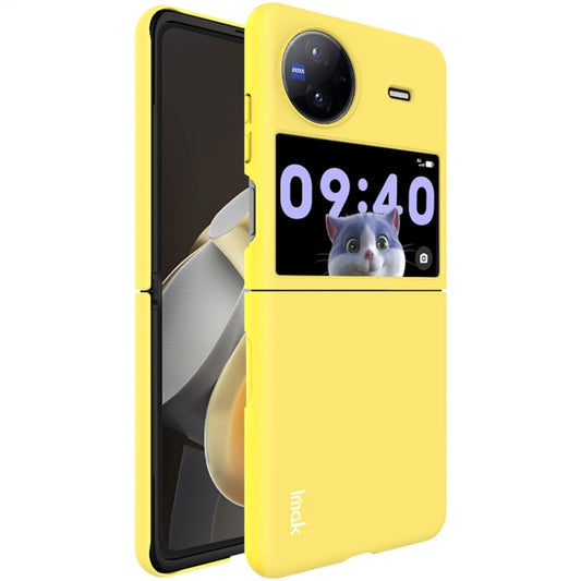 For vivo X Flip IMAK JS-2 Series Colorful PC Case(Yellow) - vivo Cases by imak | Online Shopping UK | buy2fix