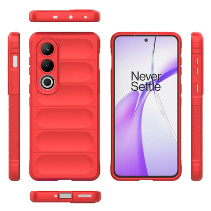 For OnePlus Ace 3V Magic Shield TPU + Flannel Phone Case(Red) - OnePlus Cases by buy2fix | Online Shopping UK | buy2fix