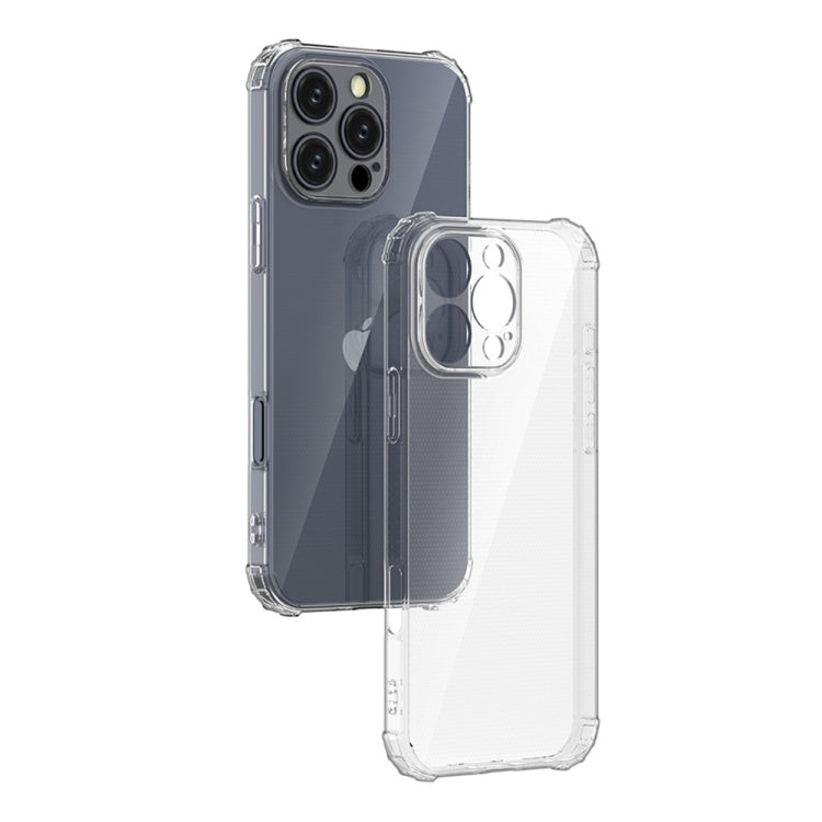 For iPhone 16 Pro Max Four-Corner Shockproof Clear TPU Phone Case(Transparent) - iPhone 16 Pro Max Cases by buy2fix | Online Shopping UK | buy2fix