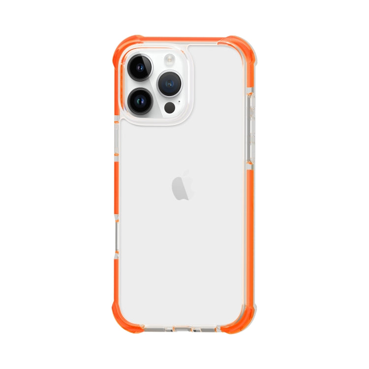 For iPhone 16 Pro Four-corner Shockproof TPU + Acrylic Phone Case(Orange) - iPhone 16 Pro Cases by buy2fix | Online Shopping UK | buy2fix