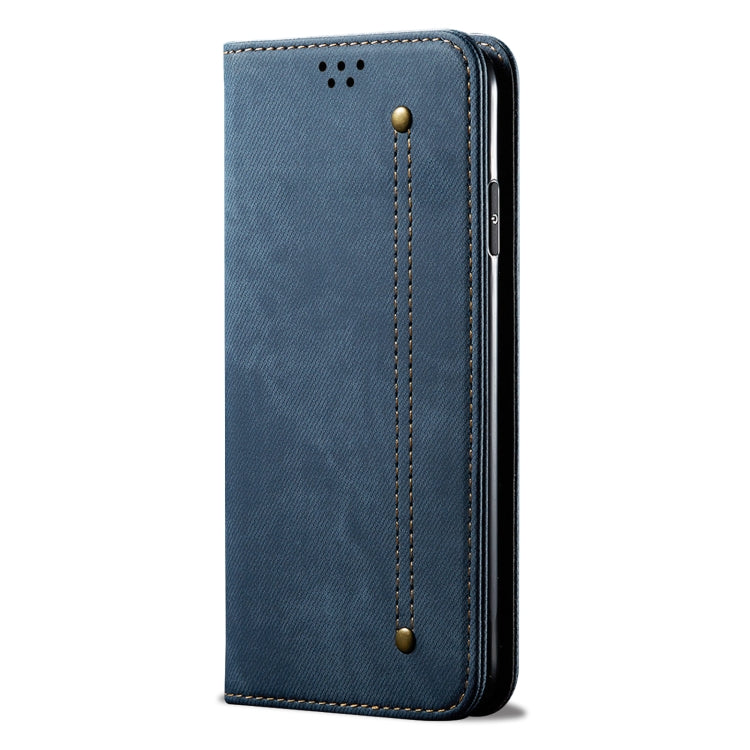 For Honor 90 Pro Denim Texture Flip Leather Phone Case(Blue) - Honor Cases by buy2fix | Online Shopping UK | buy2fix