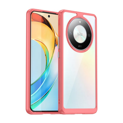 For Honor X50 GT Colorful Series Acrylic Hybrid TPU Phone Case(Red) - Honor Cases by buy2fix | Online Shopping UK | buy2fix