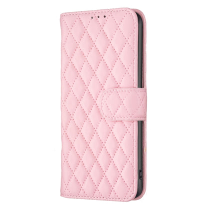 For iPhone 16 Pro Max Diamond Lattice Wallet Flip Leather Phone Case(Pink) - iPhone 16 Pro Max Cases by buy2fix | Online Shopping UK | buy2fix