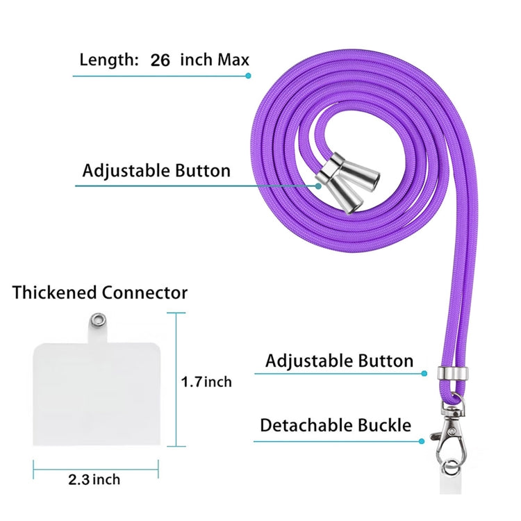 For Google Pixel 9 / 9 Pro Electroplating IMD TPU Phone Case with Lanyard(Purple Flower) - Google Cases by buy2fix | Online Shopping UK | buy2fix