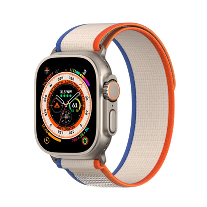 For Apple Watch Ultra 2 49mm DUX DUCIS YJ Series Nylon Watch Band(Orange Beige) - Watch Bands by DUX DUCIS | Online Shopping UK | buy2fix