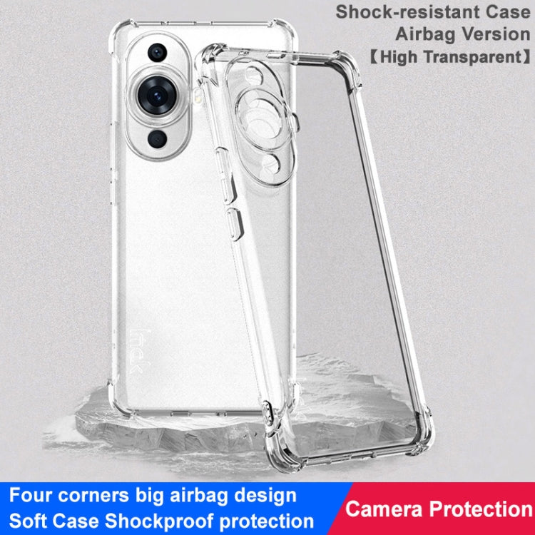 For Huawei nova 11 Pro / nova 11 Ultra imak Shockproof Airbag TPU Phone Case(Transparent) - Huawei Cases by imak | Online Shopping UK | buy2fix