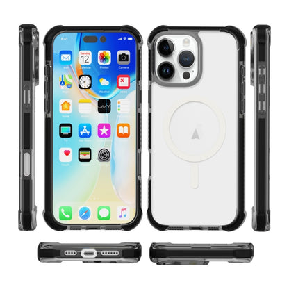 For iPhone 16 Pro Max Acrylic Magsafe Magnetic Shockproof Phone Case(Transparent Black) - iPhone 16 Pro Max Cases by buy2fix | Online Shopping UK | buy2fix