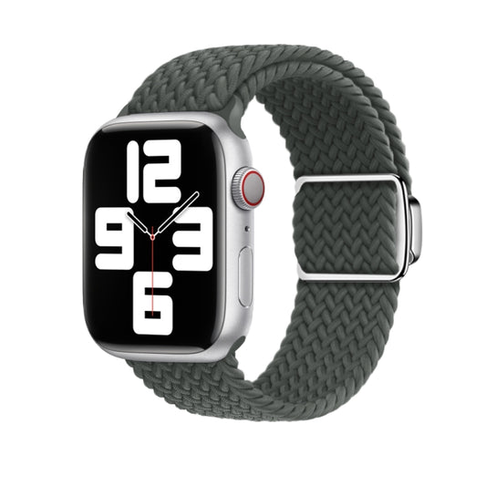 For Apple Watch Ultra 49mm Nylon Loop Magnetic Buckle Watch Band(Space Grey) - Watch Bands by buy2fix | Online Shopping UK | buy2fix