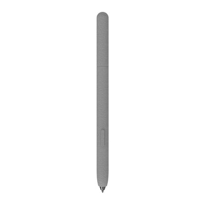 For Samsung Galaxy Tab S6 Lite LOVE MEI Frosted Leather Texture Silicone Protective Pen Case(Grey) - Pencil Accessories by LOVE MEI | Online Shopping UK | buy2fix
