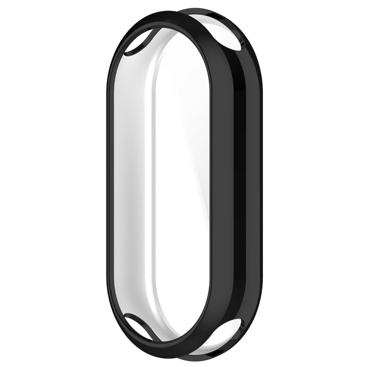 For Xiaomi Mi Band 8 Full Coverage TPU Electroplating Watch Protective Case(Black) - Watch Cases by buy2fix | Online Shopping UK | buy2fix