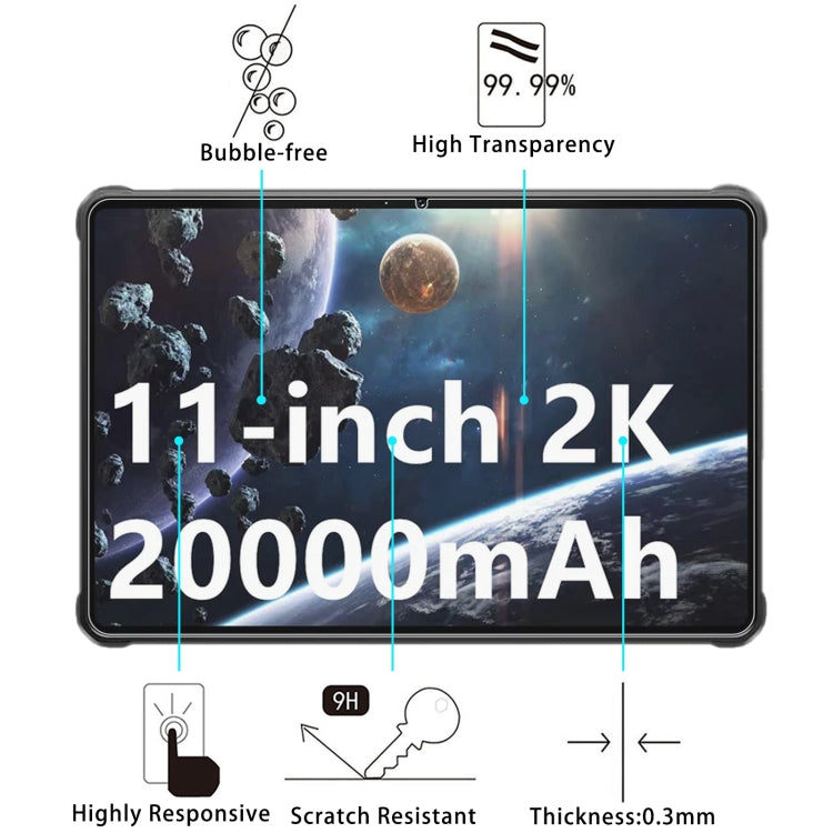 For Oukitel RT8 Tab 25pcs 9H 0.3mm Explosion-proof Tempered Glass Film - Others by buy2fix | Online Shopping UK | buy2fix