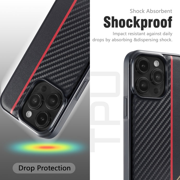 For Samsung Galaxy Note20 LC.IMEEKE 3 in 1 Carbon Fiber Texture Shockproof Phone Case(Black) - Galaxy Note20 Cases by LC.IMEEKE | Online Shopping UK | buy2fix