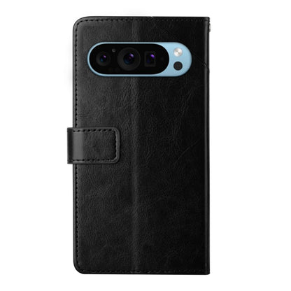 For Google Pixel 9 Y-shaped Pattern Flip Leather Phone Case(Black) - Google Cases by buy2fix | Online Shopping UK | buy2fix