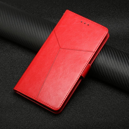 For Google Pixel 9 Y-shaped Pattern Flip Leather Phone Case(Red) - Google Cases by buy2fix | Online Shopping UK | buy2fix