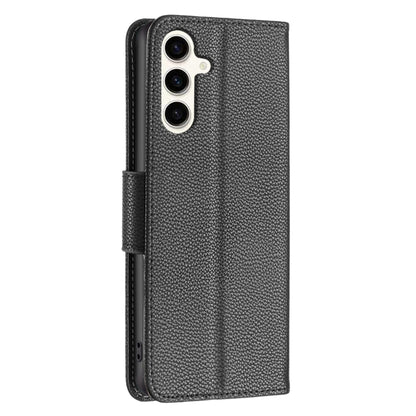 For Samsung Galaxy S23 FE 5G Litchi Texture Pure Color Flip Leather Phone Case(Black) - Galaxy S23 FE 5G Cases by buy2fix | Online Shopping UK | buy2fix