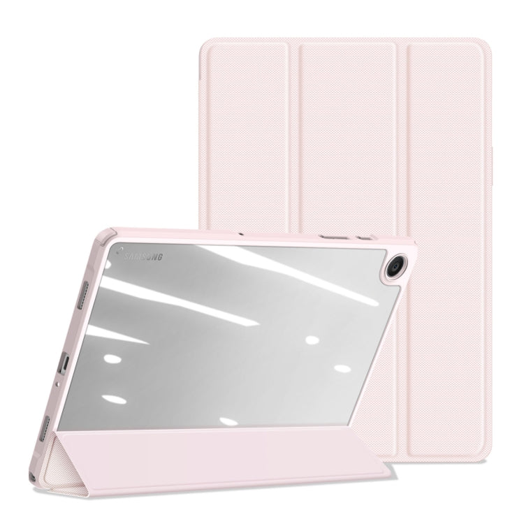 For Samsung Galaxy Tab A9+ DUX DUCIS TOBY Series Antiskid Leather Tablet Case with Sleep / Wake-up Function(Pink) - Galaxy Tab A9+ by DUX DUCIS | Online Shopping UK | buy2fix