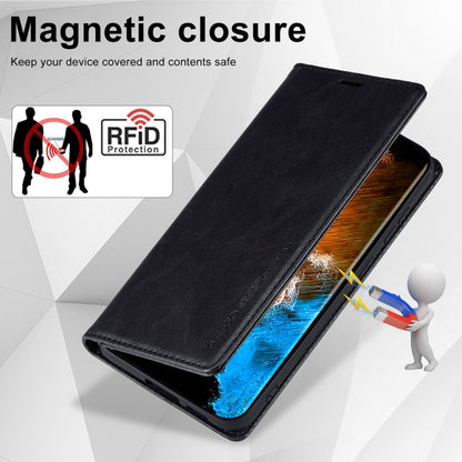 For Samsung Galaxy S24+ LC.IMEEKE RFID Anti-theft Leather Phone Case(Black) - Galaxy S24+ 5G Cases by LC.IMEEKE | Online Shopping UK | buy2fix