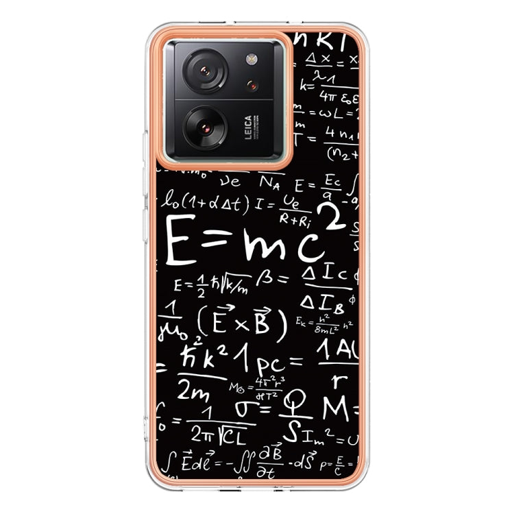 For Xiaomi 13T/13T Pro Electroplating Marble Dual-side IMD Phone Case(Equation) - Xiaomi Cases by buy2fix | Online Shopping UK | buy2fix