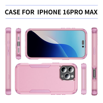 For iPhone 16 Pro Max Commuter Shockproof TPU + PC Phone Case(Pink) - iPhone 16 Pro Max Cases by buy2fix | Online Shopping UK | buy2fix