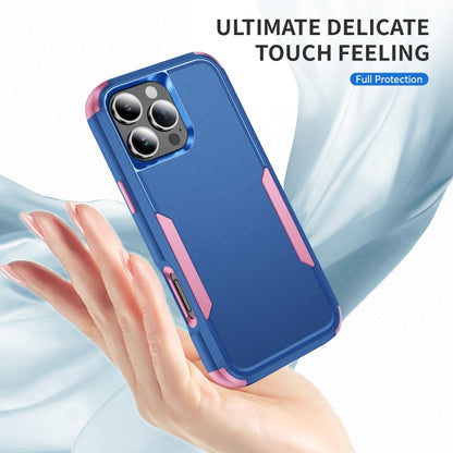 For iPhone 16 Pro Commuter Shockproof TPU + PC Phone Case(Royal Blue+Pink) - iPhone 16 Pro Cases by buy2fix | Online Shopping UK | buy2fix