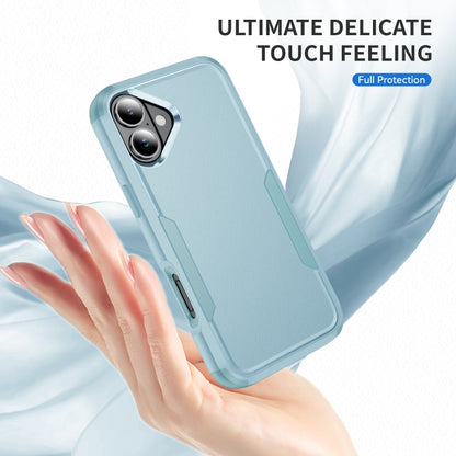 For iPhone 16 Plus Commuter Shockproof TPU + PC Phone Case(Grey Green) - iPhone 16 Plus Cases by buy2fix | Online Shopping UK | buy2fix