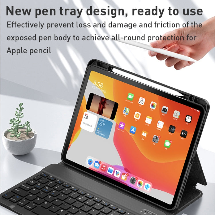 For iPad Air 2022 / iPad Pro 11 2021 WiWU Skin Feel Magnetic Detachable Keyboard Tablet Case(Black) - For iPad Pro by WIWU | Online Shopping UK | buy2fix