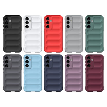 For Samsung Galaxy S24+ 5G Magic Shield TPU + Flannel Phone Case(White) - Galaxy S24+ 5G Cases by buy2fix | Online Shopping UK | buy2fix